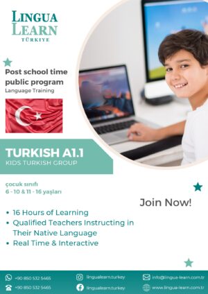 Turkish A1.1 Beginner for Kids - 16 Hours